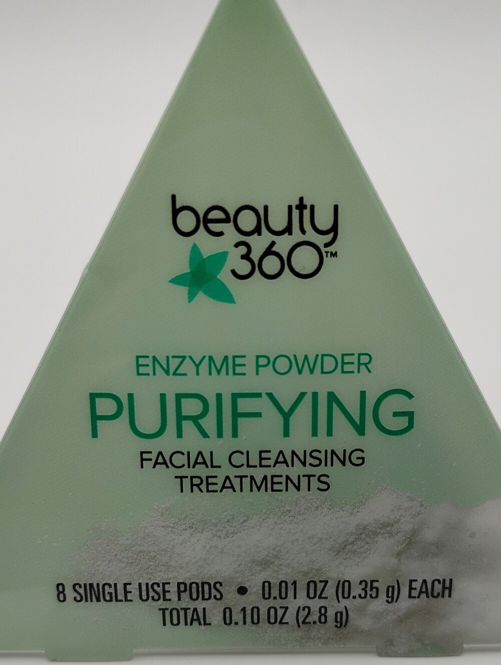 beauty360 Purifying Enzyme Powder Facial Cleansing Treatments - Mint Green